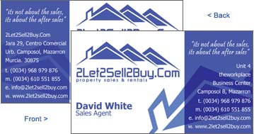 2Let2Sell2Buy.Com Property Business Card