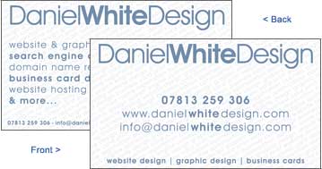 Daniel White Design Business Card