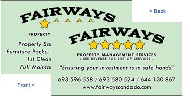 Fairways Business Card