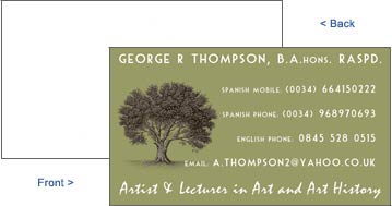 G. Thompson Business Card