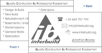 Interbuild Business Card