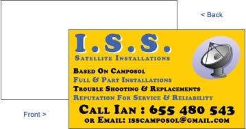 ISS Business Card