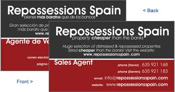 RepossessionsSpain.Com Business Card