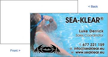 Sea-Klear Business Card