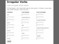 IrregularVerbs.Info Website Screenshot