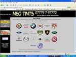 NeoTints.Co.Uk Website Screenshot