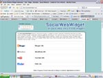 SocialWebWidget.Com Website Screenshot