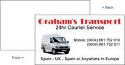 Grahams Transport Business Card