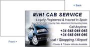 Private Car Hire Business Card