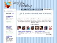 BirthdayTweetings.Com Website Screenshot