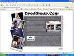 DreadWear Website Screenshot